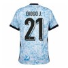 Virallinen Fanipaita Portugali Diogo J. 21 Vieraspelipaita Euro 2024 - Miesten